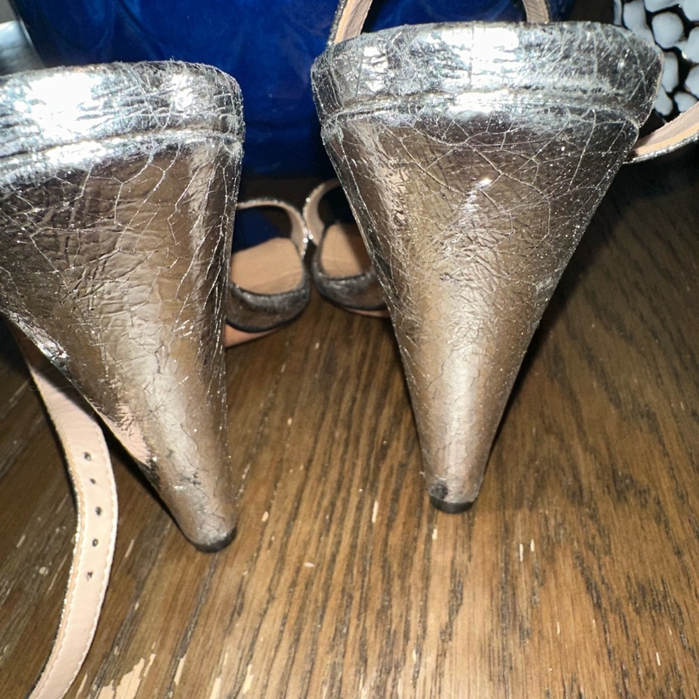 Schultz Silver Strappy Sandals - Picture 3 of 3